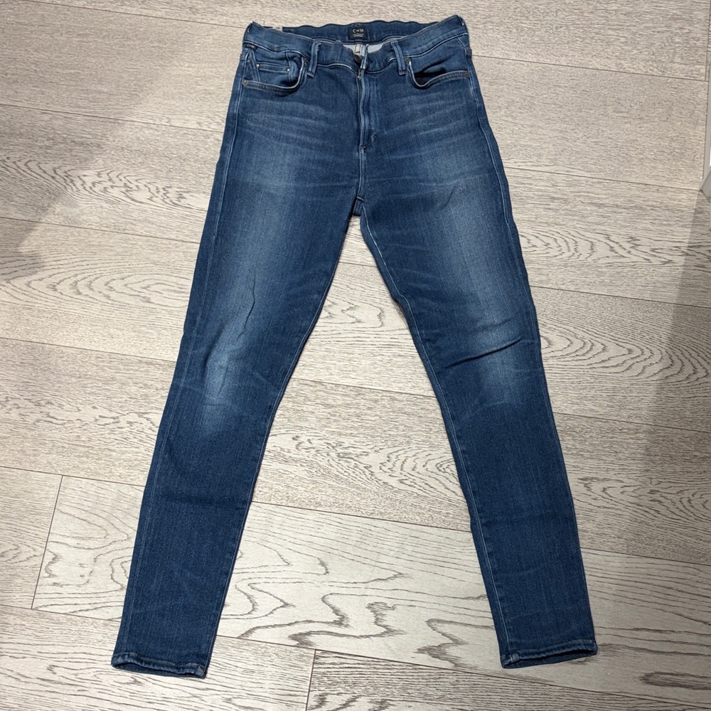 Citizens Of Humanity Dark Blue Women's High Rise Skinny Jeans “Rocket”